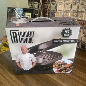 Black Electric Contact Grill